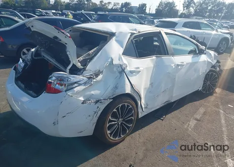 2016 Toyota Corolla S Plus from USA, damaged, VIN 5YFBURHE8GP456085